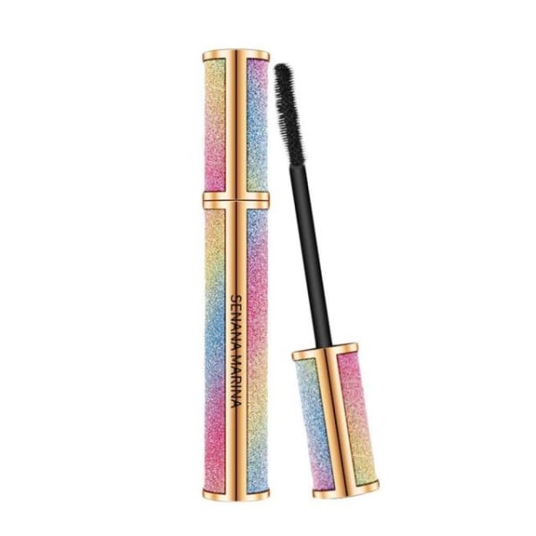 4D Silkefiber Fransar Tjock Förlängning Mascara Lång Svart ...